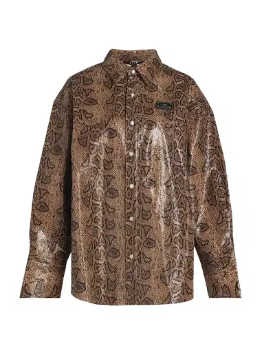 Ksubi Women's New World Error Astra Snakebite Shirt | Thumbnail 1 Ksubi Women's New World Error Astra Snakebite Shirt | Thumbnail 1