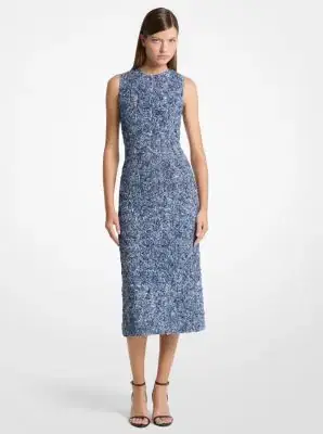 Michael Kors Collection Tie-Die Floral Soutache Lace Sheath Dress | Thumbnail 2 Michael Kors Collection Tie-Die Floral Soutache Lace Sheath Dress | Thumbnail 2