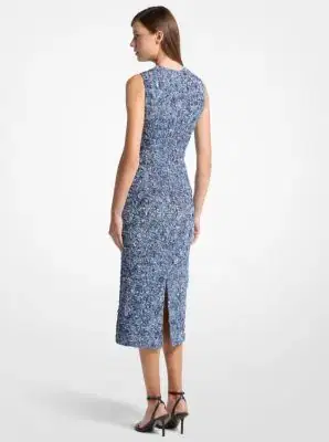Michael Kors Collection Tie-Die Floral Soutache Lace Sheath Dress | Thumbnail 3 Michael Kors Collection Tie-Die Floral Soutache Lace Sheath Dress | Thumbnail 3