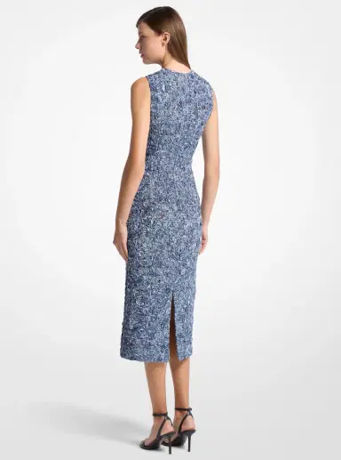 Michael Kors Collection Tie-Die Floral Soutache Lace Sheath Dress | Thumbnail 5 Michael Kors Collection Tie-Die Floral Soutache Lace Sheath Dress | Thumbnail 5