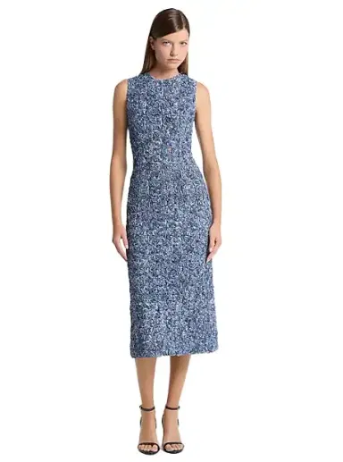 Michael Kors Collection Tie-Die Floral Soutache Lace Sheath Dress | Thumbnail 1 Michael Kors Collection Tie-Die Floral Soutache Lace Sheath Dress | Thumbnail 1