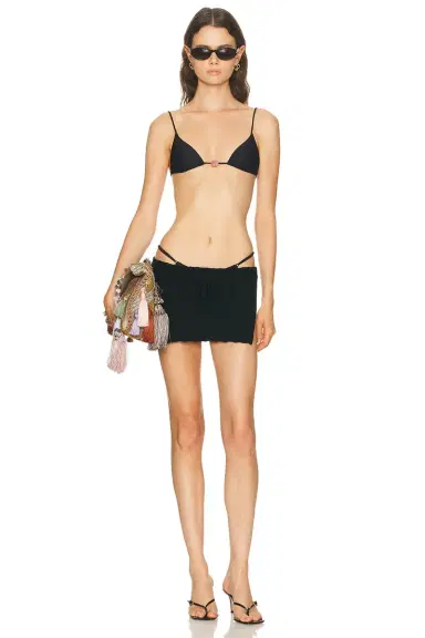 Tropic of C Yasmin Split Micro Mini Skirt | Thumbnail 5 Tropic of C Yasmin Split Micro Mini Skirt | Thumbnail 5