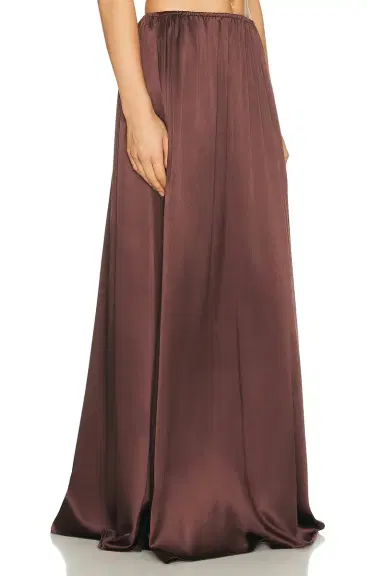 Helsa The Silk Charmeuse Maxi Skirt | Thumbnail 4 Helsa The Silk Charmeuse Maxi Skirt | Thumbnail 4