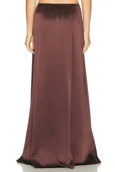 Helsa The Silk Charmeuse Maxi Skirt | Thumbnail 6 Helsa The Silk Charmeuse Maxi Skirt | Thumbnail 6