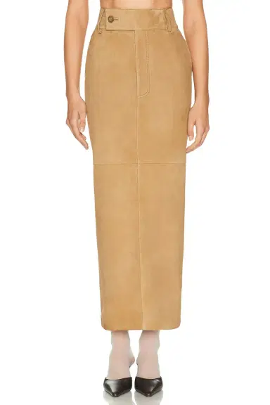 Helsa Suede Column Skirt | Thumbnail 2 Helsa Suede Column Skirt | Thumbnail 2