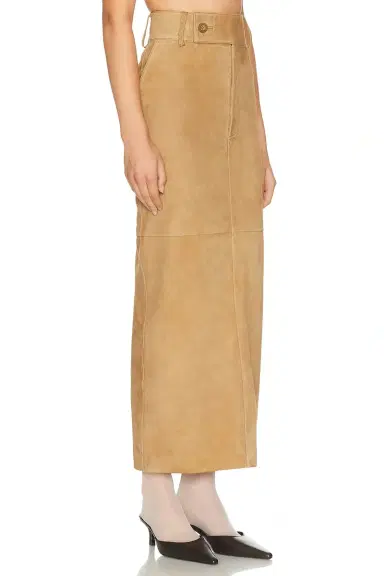 Helsa Suede Column Skirt | Thumbnail 3 Helsa Suede Column Skirt | Thumbnail 3