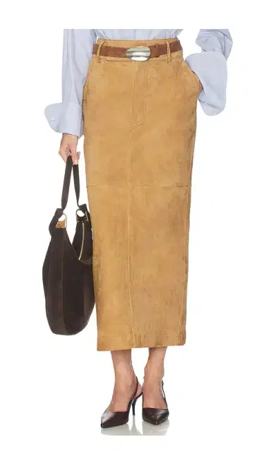 Helsa Suede Column Skirt | Thumbnail 8 Helsa Suede Column Skirt | Thumbnail 8