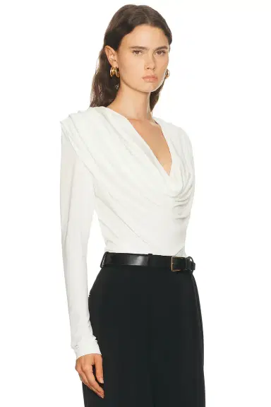 WARDROBE.NYC Evening Cowl Neck Top | Thumbnail 2 WARDROBE.NYC Evening Cowl Neck Top | Thumbnail 2