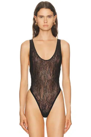 WARDROBE.NYC Lace Tank Bodysuit | Thumbnail 2 WARDROBE.NYC Lace Tank Bodysuit | Thumbnail 2