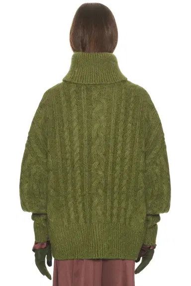 Helsa Claudiya Cable Turtleneck | Thumbnail 5 Helsa Claudiya Cable Turtleneck | Thumbnail 5