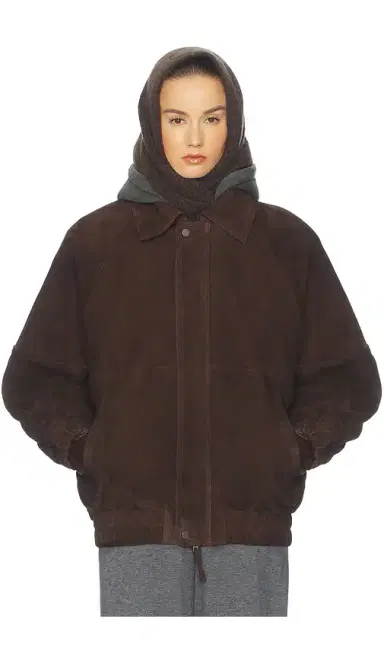 Helsa The Oversized Suede Bomber | Thumbnail 2 Helsa The Oversized Suede Bomber | Thumbnail 2