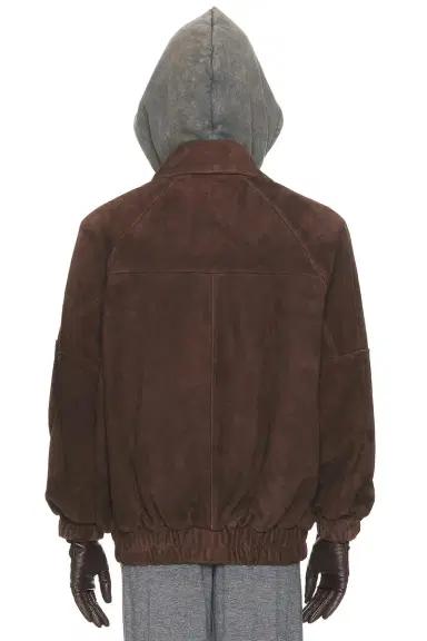 Helsa The Oversized Suede Bomber | Thumbnail 6 Helsa The Oversized Suede Bomber | Thumbnail 6