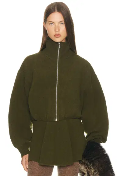 Helsa Josefine Knit Oversized Bomber | Thumbnail 3 Helsa Josefine Knit Oversized Bomber | Thumbnail 3