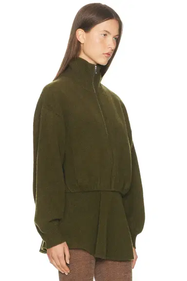 Helsa Josefine Knit Oversized Bomber | Thumbnail 4 Helsa Josefine Knit Oversized Bomber | Thumbnail 4