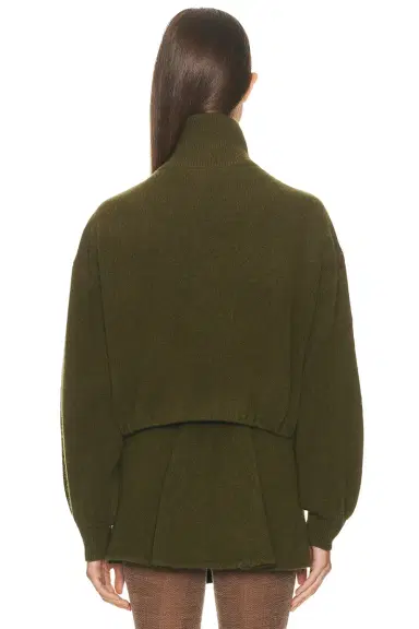 Helsa Josefine Knit Oversized Bomber | Thumbnail 5 Helsa Josefine Knit Oversized Bomber | Thumbnail 5