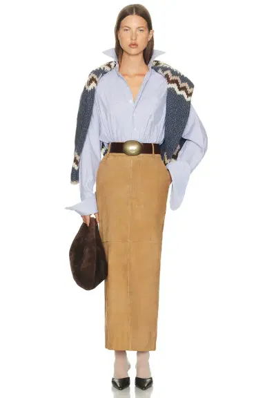Helsa Classic Oversized Shirt | Thumbnail 7 Helsa Classic Oversized Shirt | Thumbnail 7