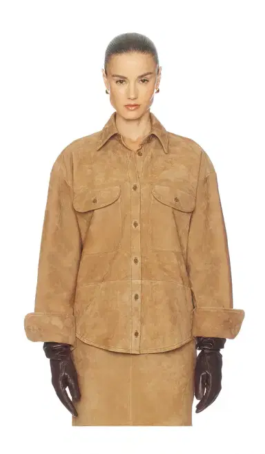 Helsa Suede Overshirt | Thumbnail 2 Helsa Suede Overshirt | Thumbnail 2