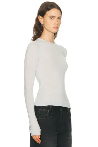 Skims Sheer Cashmere Long Sleeve Top | Thumbnail 2 Skims Sheer Cashmere Long Sleeve Top | Thumbnail 2