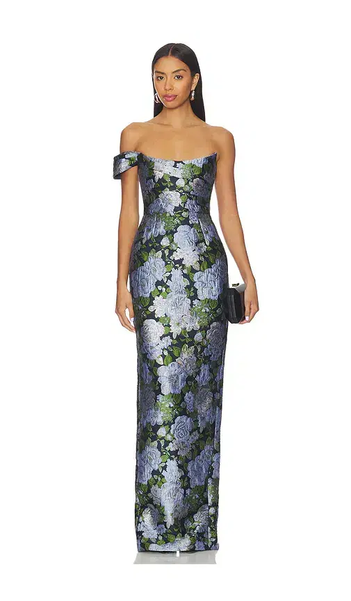 Jackson Jacquard Gown Jackson Jacquard Gown