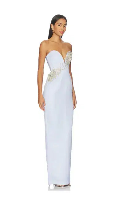 Sau Lee Luna Satin Gown | Thumbnail 2 Sau Lee Luna Satin Gown | Thumbnail 2