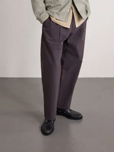 Folk Cropped Wide-Leg Striped Cotton-Seersucker Trousers - Men | Thumbnail 6 Folk Cropped Wide-Leg Striped Cotton-Seersucker Trousers - Men | Thumbnail 6