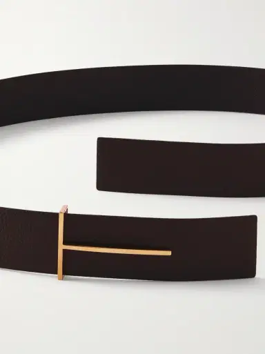 Tom Ford 4cm Full-Grain Leather Belt - Men | Thumbnail 2 Tom Ford 4cm Full-Grain Leather Belt - Men | Thumbnail 2