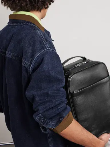 Tom Ford Full-Grain Leather Backpack - Men | Thumbnail 4 Tom Ford Full-Grain Leather Backpack - Men | Thumbnail 4