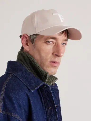 Tom Ford Leather-Trimmed Logo-Embroidered Cotton-Twill Baseball Cap - Men | Thumbnail 2 Tom Ford Leather-Trimmed Logo-Embroidered Cotton-Twill Baseball Cap - Men | Thumbnail 2