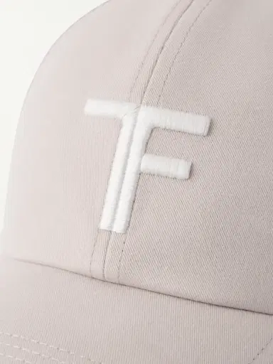 Tom Ford Leather-Trimmed Logo-Embroidered Cotton-Twill Baseball Cap - Men | Thumbnail 5 Tom Ford Leather-Trimmed Logo-Embroidered Cotton-Twill Baseball Cap - Men | Thumbnail 5
