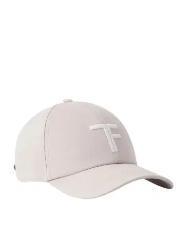 Tom Ford Leather-Trimmed Logo-Embroidered Cotton-Twill Baseball Cap - Men | Thumbnail 1 Tom Ford Leather-Trimmed Logo-Embroidered Cotton-Twill Baseball Cap - Men | Thumbnail 1