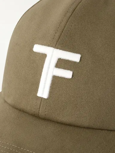 Tom Ford Logo-Embroidered Leather-Trimmed Cotton-Twill Baseball Cap - Men | Thumbnail 5 Tom Ford Logo-Embroidered Leather-Trimmed Cotton-Twill Baseball Cap - Men | Thumbnail 5
