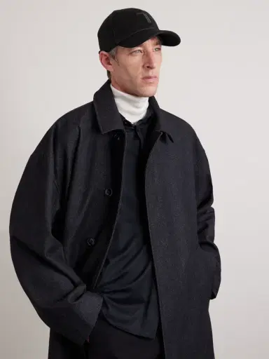 Tom Ford Logo-Embroidered Leather-Trimmed Cashmere Baseball Cap - Men | Thumbnail 3 Tom Ford Logo-Embroidered Leather-Trimmed Cashmere Baseball Cap - Men | Thumbnail 3