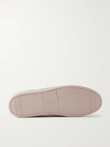 Brunello Cucinelli Suede-Trimmed Leather Sneakers - Men | Thumbnail 3 Brunello Cucinelli Suede-Trimmed Leather Sneakers - Men | Thumbnail 3