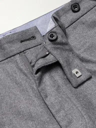 Beams Plus Ivy Cropped Tapered Brushed Wool-Blend Twill Suit Trousers - Men | Thumbnail 6 Beams Plus Ivy Cropped Tapered Brushed Wool-Blend Twill Suit Trousers - Men | Thumbnail 6