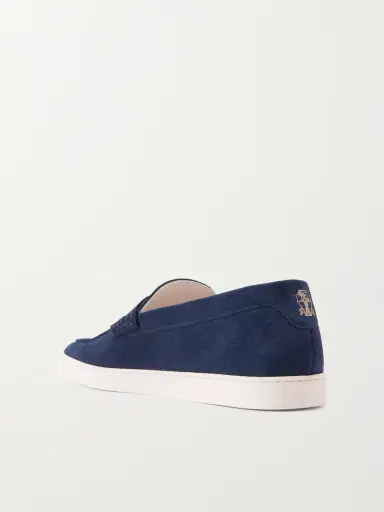 Brunello Cucinelli Suede Penny Loafers - Men | Thumbnail 4 Brunello Cucinelli Suede Penny Loafers - Men | Thumbnail 4