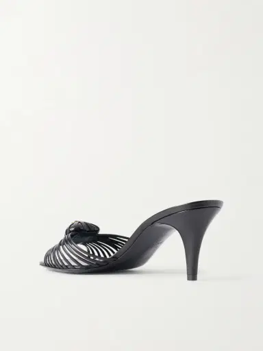 Valentino Garavani Royal 65 Embellished Leather Mules | Thumbnail 2 Valentino Garavani Royal 65 Embellished Leather Mules | Thumbnail 2