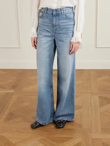 Chloé Organic High-rise Wide-leg Jeans | Thumbnail 3 Chloé Organic High-rise Wide-leg Jeans | Thumbnail 3