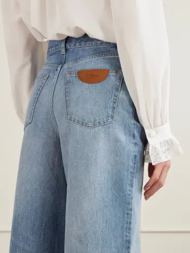 Chloé Organic High-rise Wide-leg Jeans | Thumbnail 5 Chloé Organic High-rise Wide-leg Jeans | Thumbnail 5