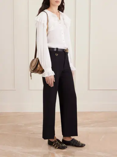 Chloé Marcie Metallic Crinkled-leather Shoulder Bag | Thumbnail 2 Chloé Marcie Metallic Crinkled-leather Shoulder Bag | Thumbnail 2