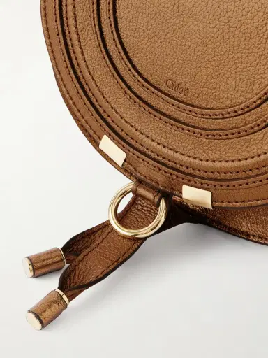 Chloé Marcie Metallic Crinkled-leather Shoulder Bag | Thumbnail 5 Chloé Marcie Metallic Crinkled-leather Shoulder Bag | Thumbnail 5