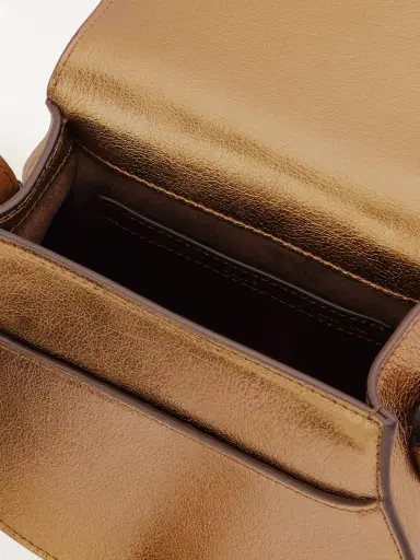 Chloé Marcie Metallic Crinkled-leather Shoulder Bag | Thumbnail 6 Chloé Marcie Metallic Crinkled-leather Shoulder Bag | Thumbnail 6