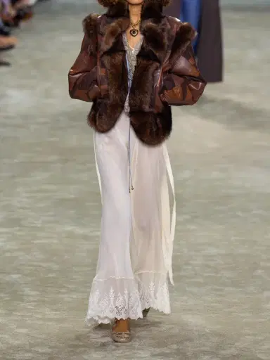 Chloé Patchwork Leather And Shearling Jacket | Thumbnail 5 Chloé Patchwork Leather And Shearling Jacket | Thumbnail 5