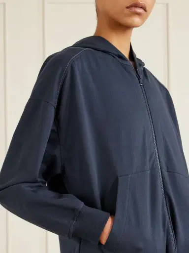 Brunello Cucinelli Cotton-blend Jersey Hoodie | Thumbnail 5 Brunello Cucinelli Cotton-blend Jersey Hoodie | Thumbnail 5