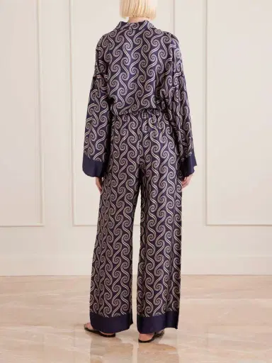 Faithfull Jensen Printed Satin Wide-leg Pants | Thumbnail 3 Faithfull Jensen Printed Satin Wide-leg Pants | Thumbnail 3