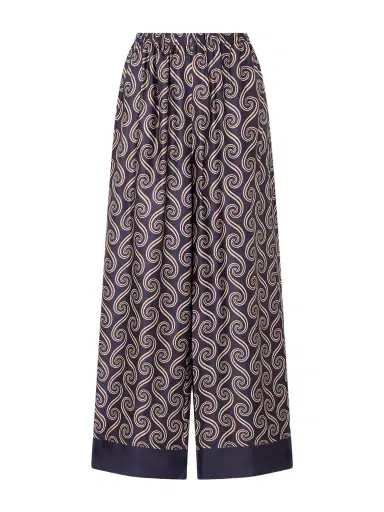 Faithfull Jensen Printed Satin Wide-leg Pants | Thumbnail 1 Faithfull Jensen Printed Satin Wide-leg Pants | Thumbnail 1