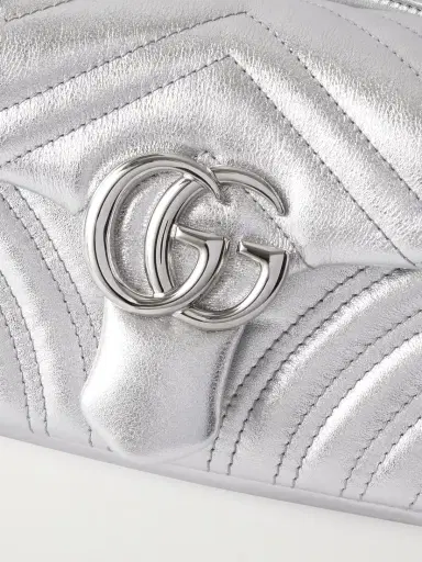 Gucci Gg Marmont Matelassé Metallic Leather Shoulder Bag | Thumbnail 5 Gucci Gg Marmont Matelassé Metallic Leather Shoulder Bag | Thumbnail 5