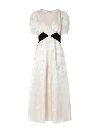 Gabriela Hearst Larkin Belted Floral-jacquard Silk-satin Maxi Dress | Thumbnail 1 Gabriela Hearst Larkin Belted Floral-jacquard Silk-satin Maxi Dress | Thumbnail 1