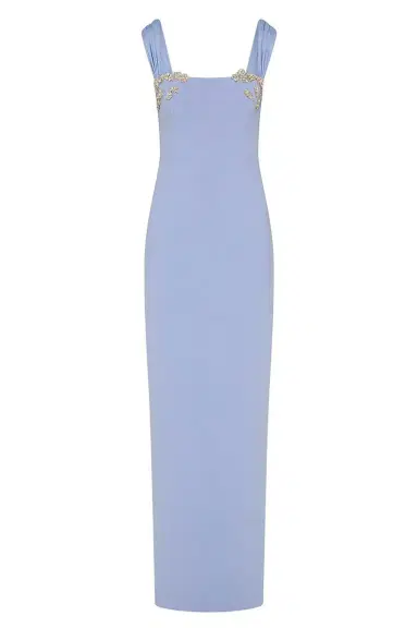 RACHEL GILBERT Malia Gown - Blue | Thumbnail 1 RACHEL GILBERT Malia Gown - Blue | Thumbnail 1