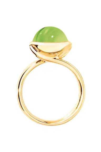 TAMARA COMOLLI Peridot Large Bouton Ring | Thumbnail 5 TAMARA COMOLLI Peridot Large Bouton Ring | Thumbnail 5