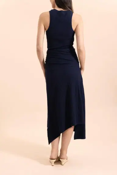 Victoria Beckham Rib Tank - Navy | Thumbnail 4 Victoria Beckham Rib Tank - Navy | Thumbnail 4